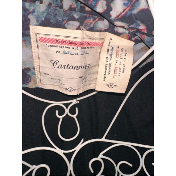 EXCLUSIVELY UNIQUE RARE WOMEN Cartonnier Anthropologie Ardsley Abstract Floral B - Picture 13 of 16